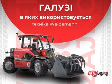 Галузі, в яких використовують техніку Weidemann
