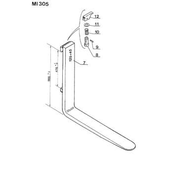 Pallet fork 415618