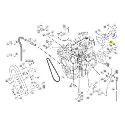 Flywheel flange 52501426