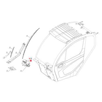 Wiper motor 52627940