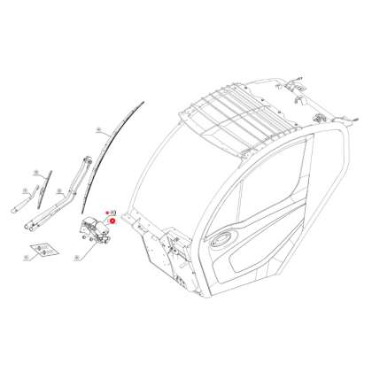 Wiper motor 52627940