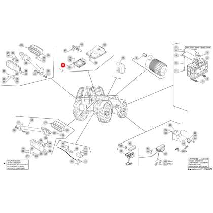 ECU control unit 52645181