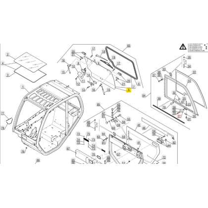 Cabin glass 749727